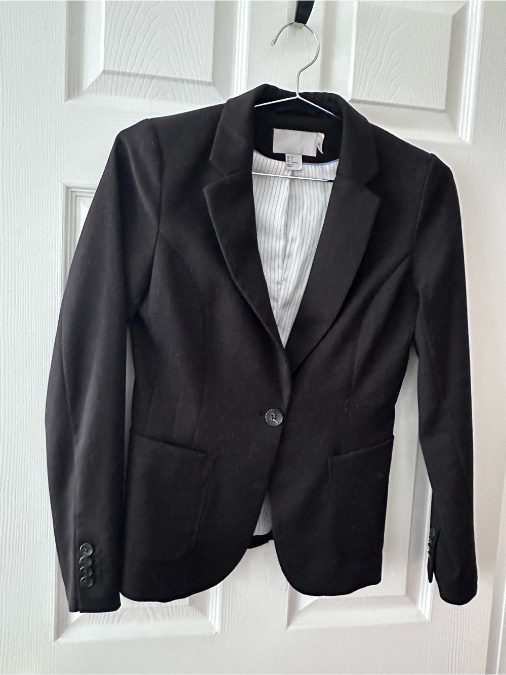 H&M Black Single-Button Women's Blazer